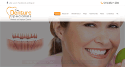 Desktop Screenshot of chatham-dentures.com