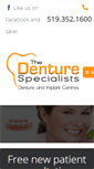 Mobile Screenshot of chatham-dentures.com